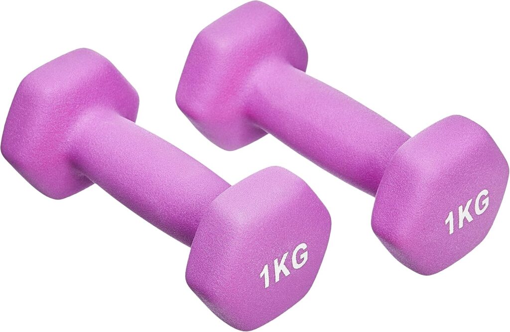 Amazon Basics Neoprene Dumbbell Set