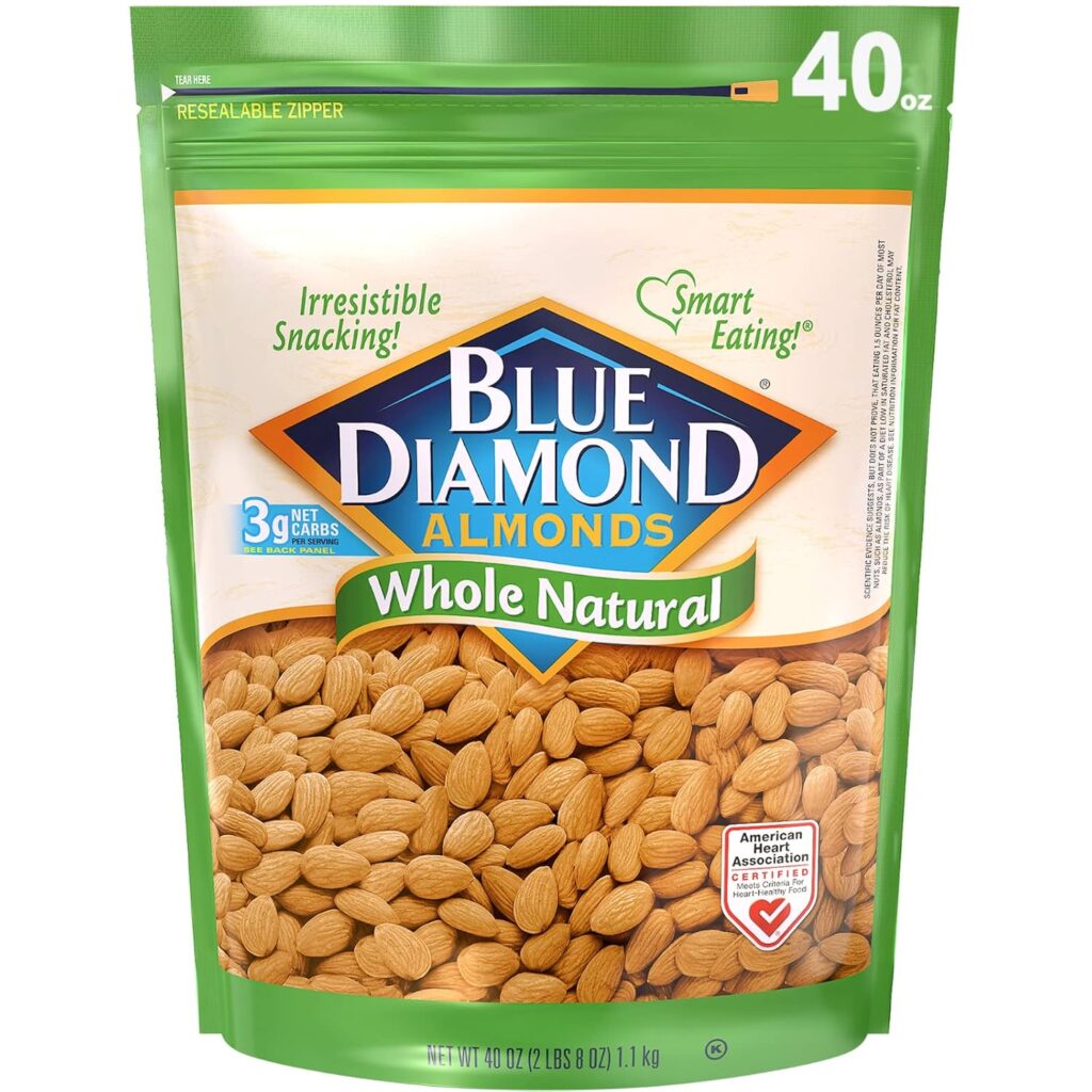 Blue Diamond Whole Natural Almonds