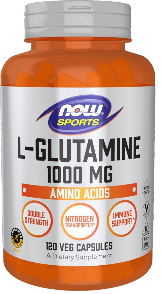 NOW Sports L-Glutamine Capsules