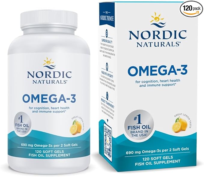 Omega-3 Fish Oil Supplements by Nordic Naturals